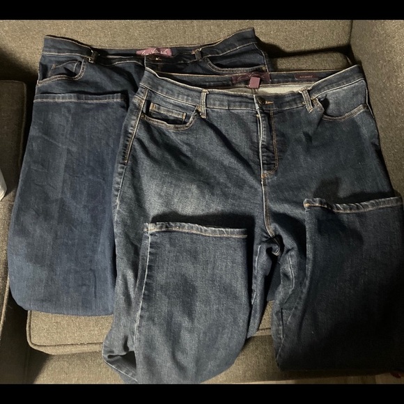 2 pairs of womens denim jeans - Picture 1 of 12
